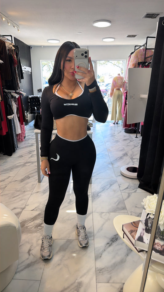 Spandex blk spicy set