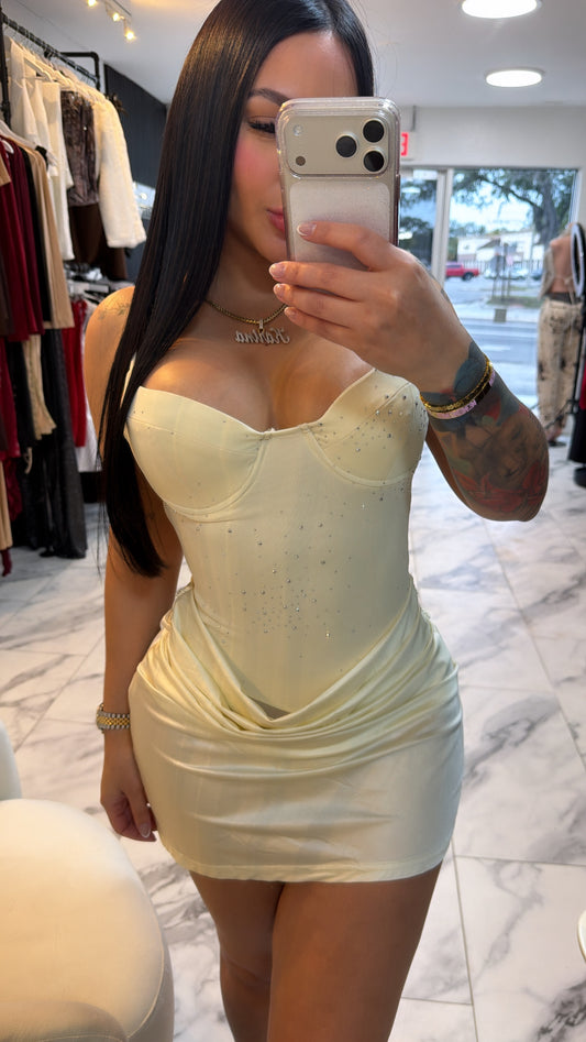 Glam nude Dress