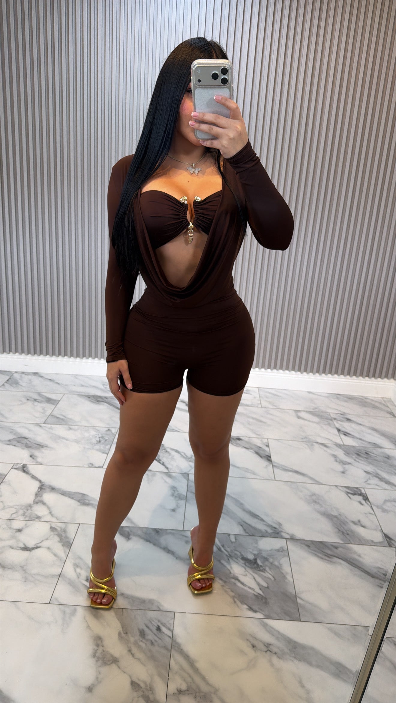 Mocha romper