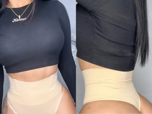 High waist tummy control
